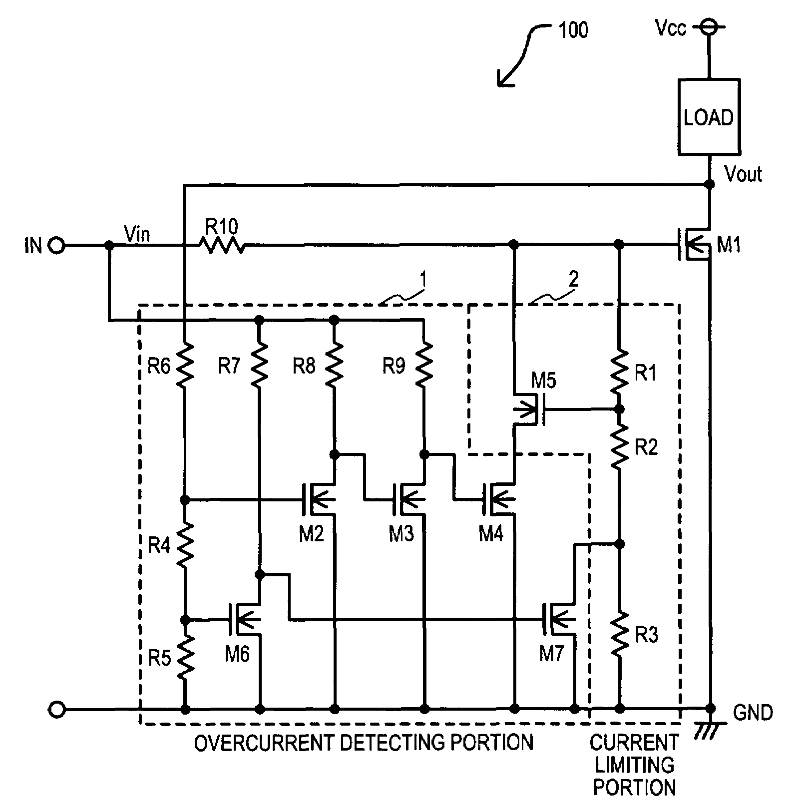 Current limiting circuit and output circuit including the same