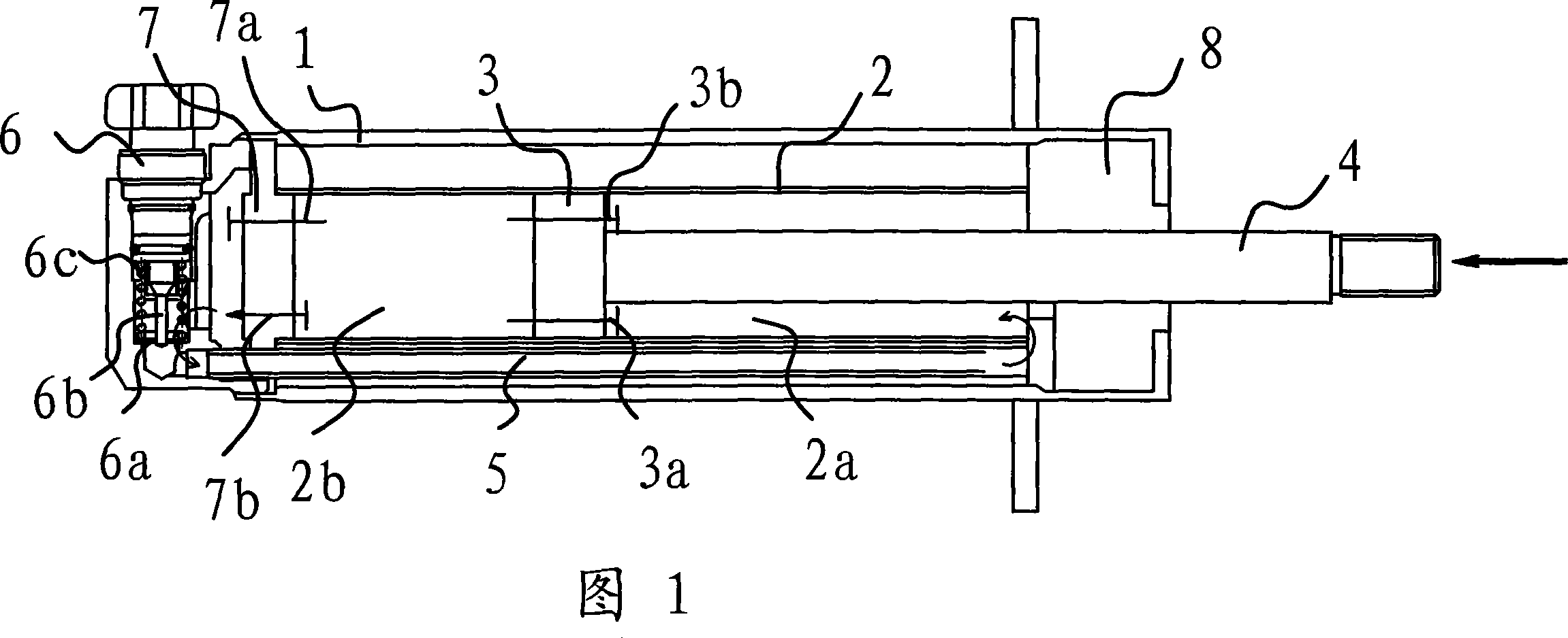 Structure-improved automobile shock absorber