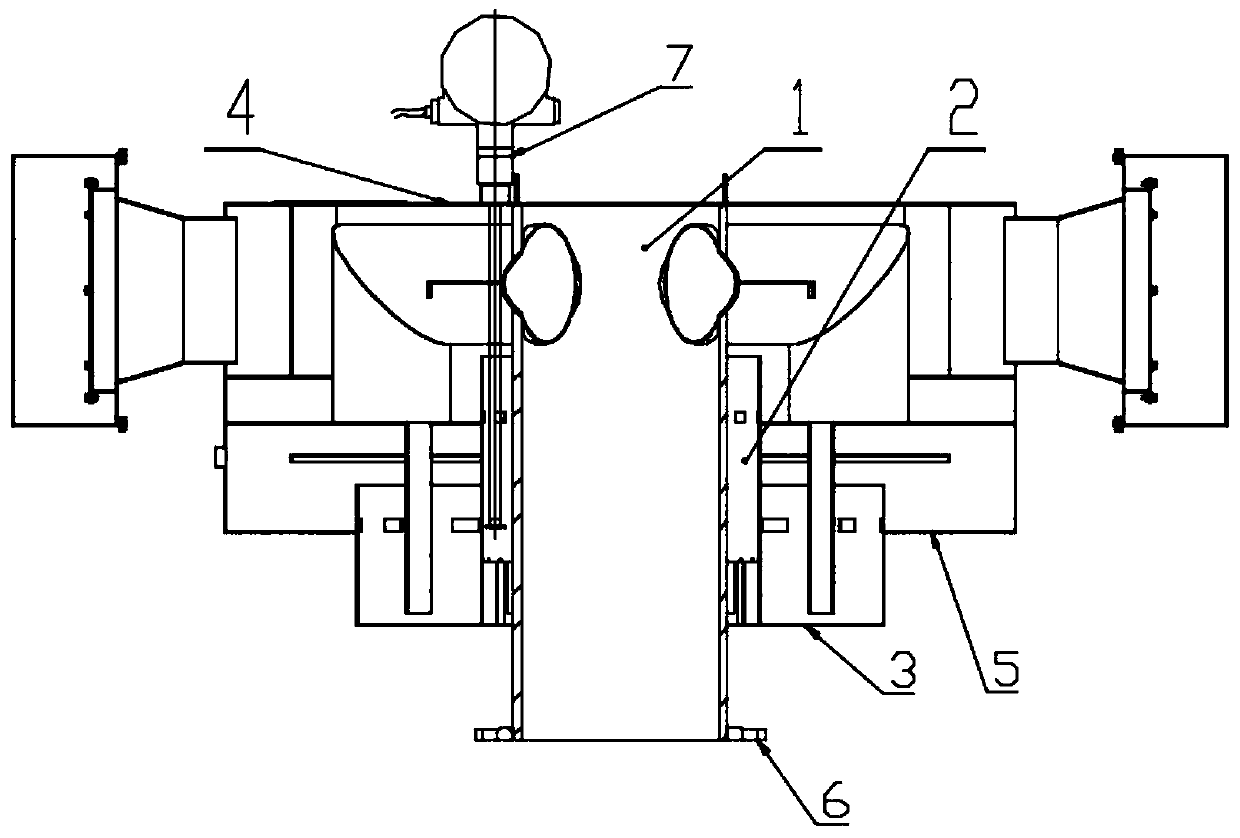 A liquid-sealed safety breathing valve with positive and negative pressure backflow