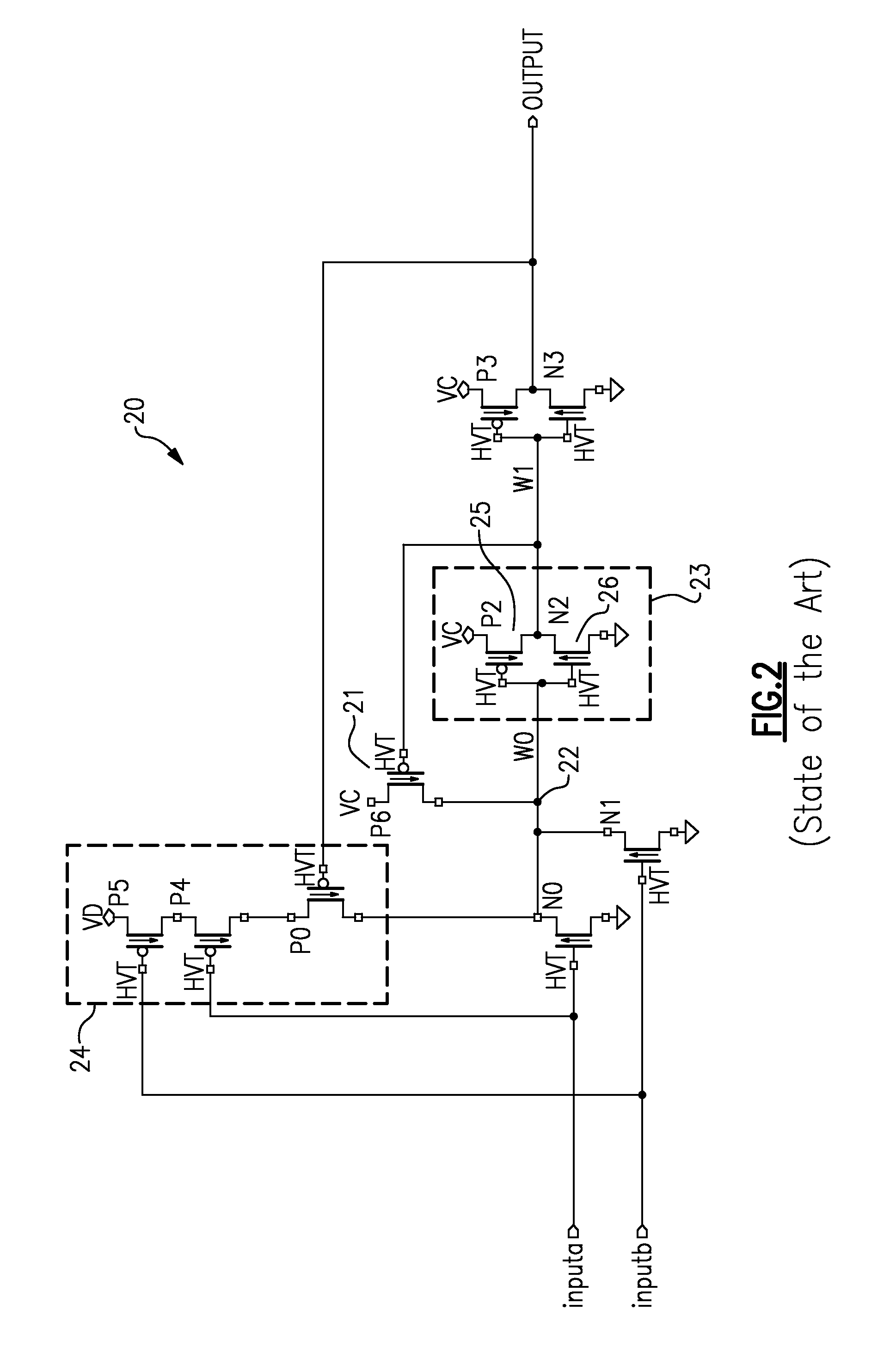 Circuit combining level shift function with gated reset