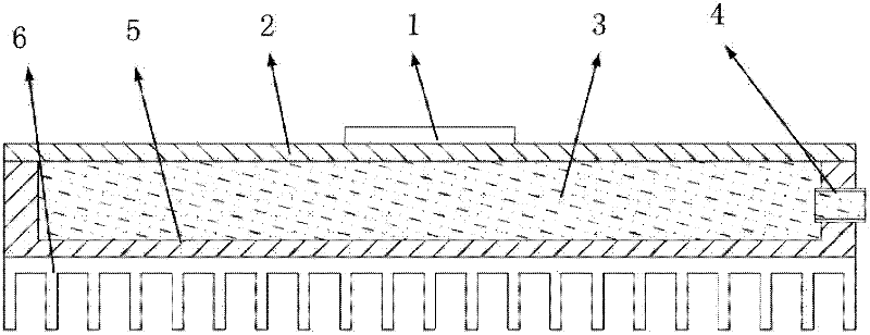 Heat dissipation device using latent heat functional fluid and heat dissipation method thereof
