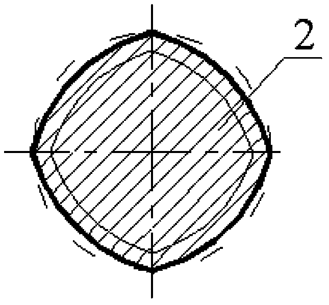 Four-edge thread forming tap