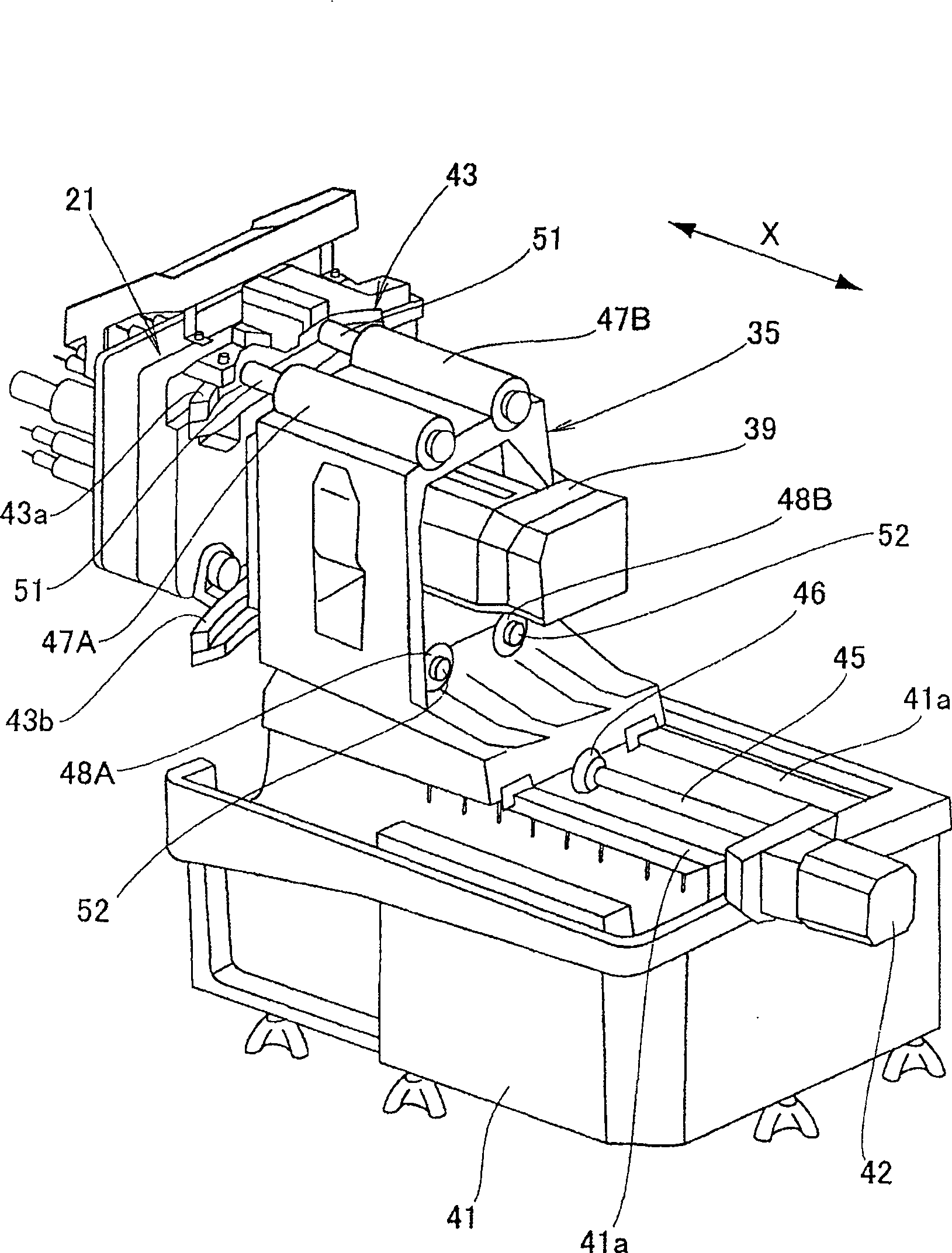 Multi-spindle head replacement type machine tool