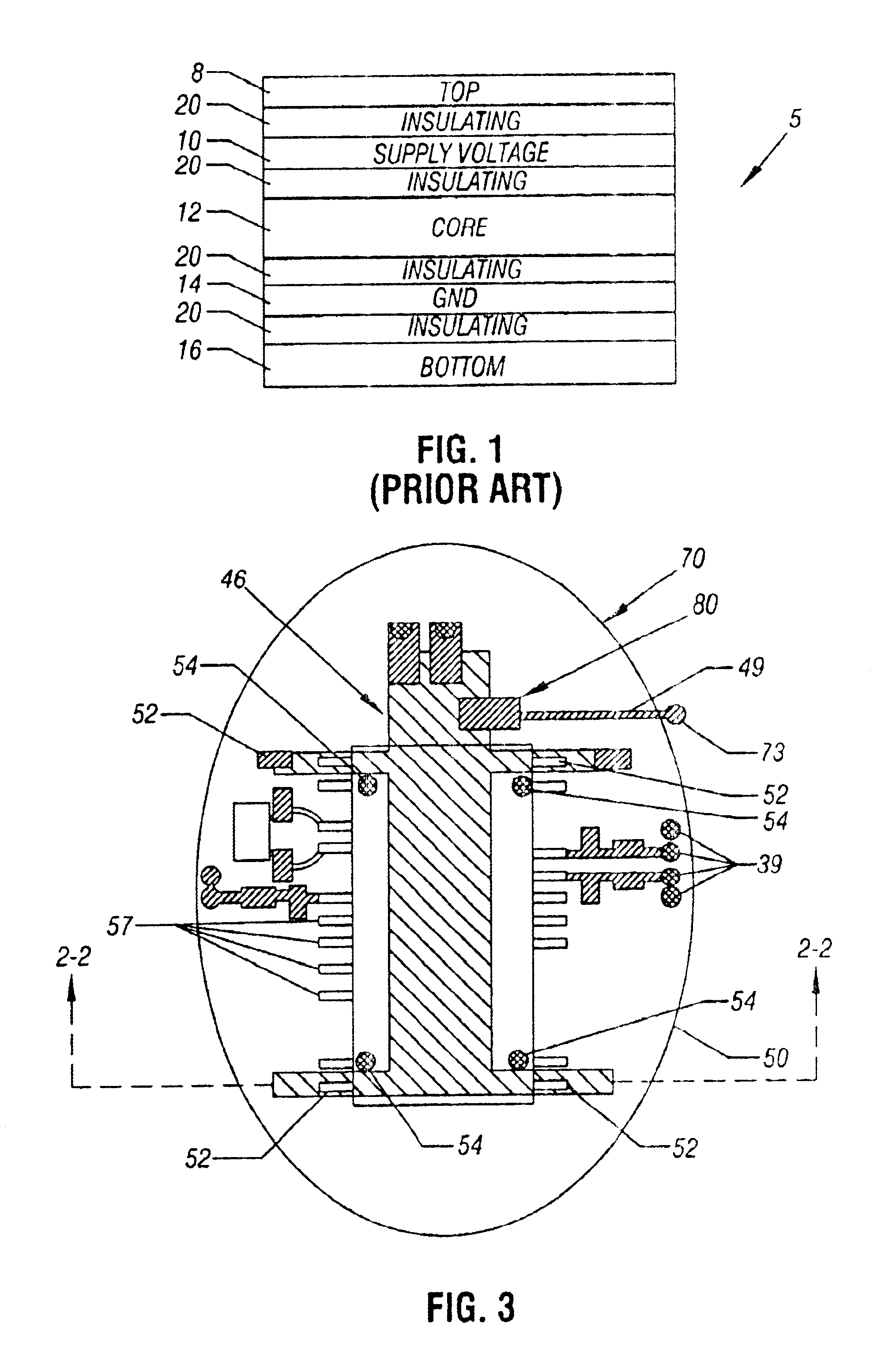 Printed circuit board routing and power delivery for high frequency integrated circuits