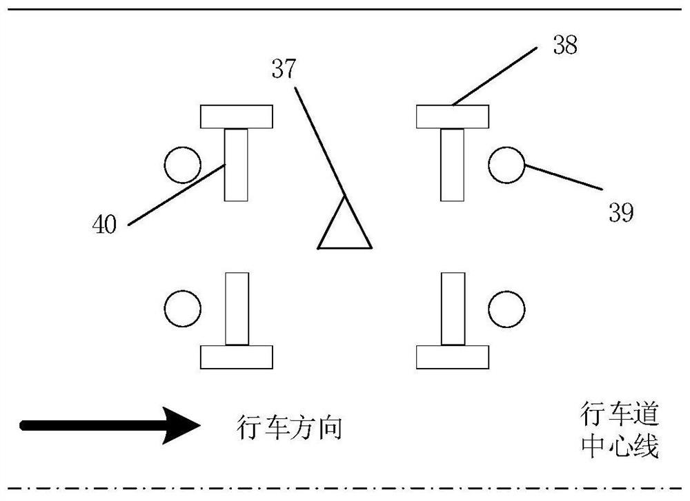 Method and system for acquiring internal stress and strain response data of full-scale ring road