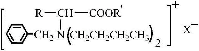 Amino acid ester cationic chiral ionic liquid and preparation method thereof