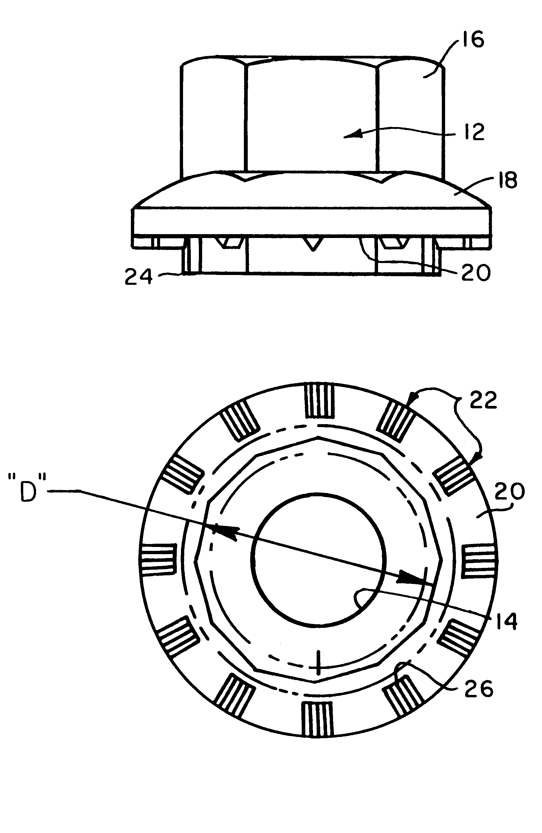 Fastener for self-locking securement within a panel opening
