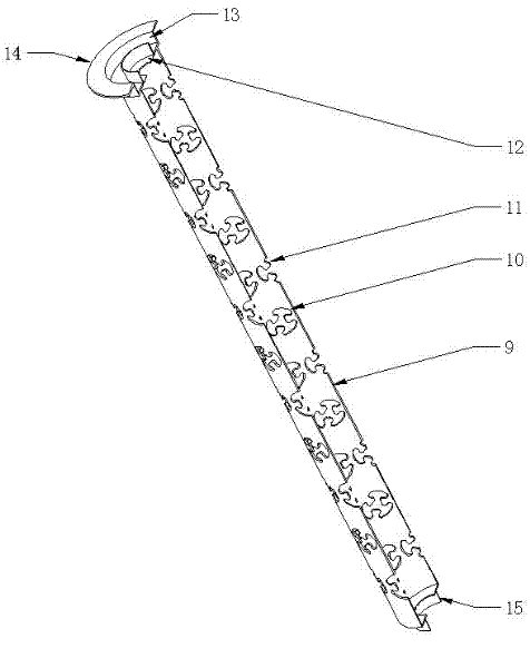 Bearing ball massage rod