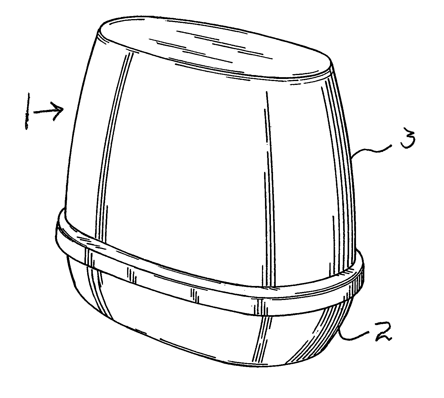 Open gel delivery device