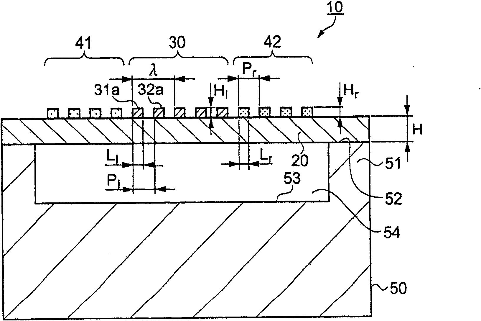 Lamb wave type high frequency device and manufacturing method thereof