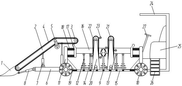 Ploughing machine