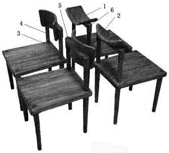 Chair capable of fitting curve of back