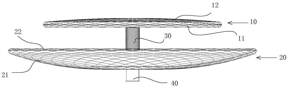 Degradable cardiac patent foramen ovale occluder and manufacturing method thereof