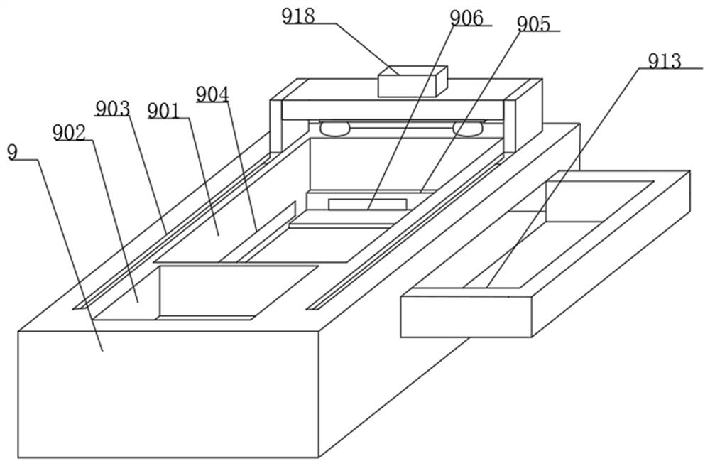 Defective product treatment system for mobile phone film laminating machine