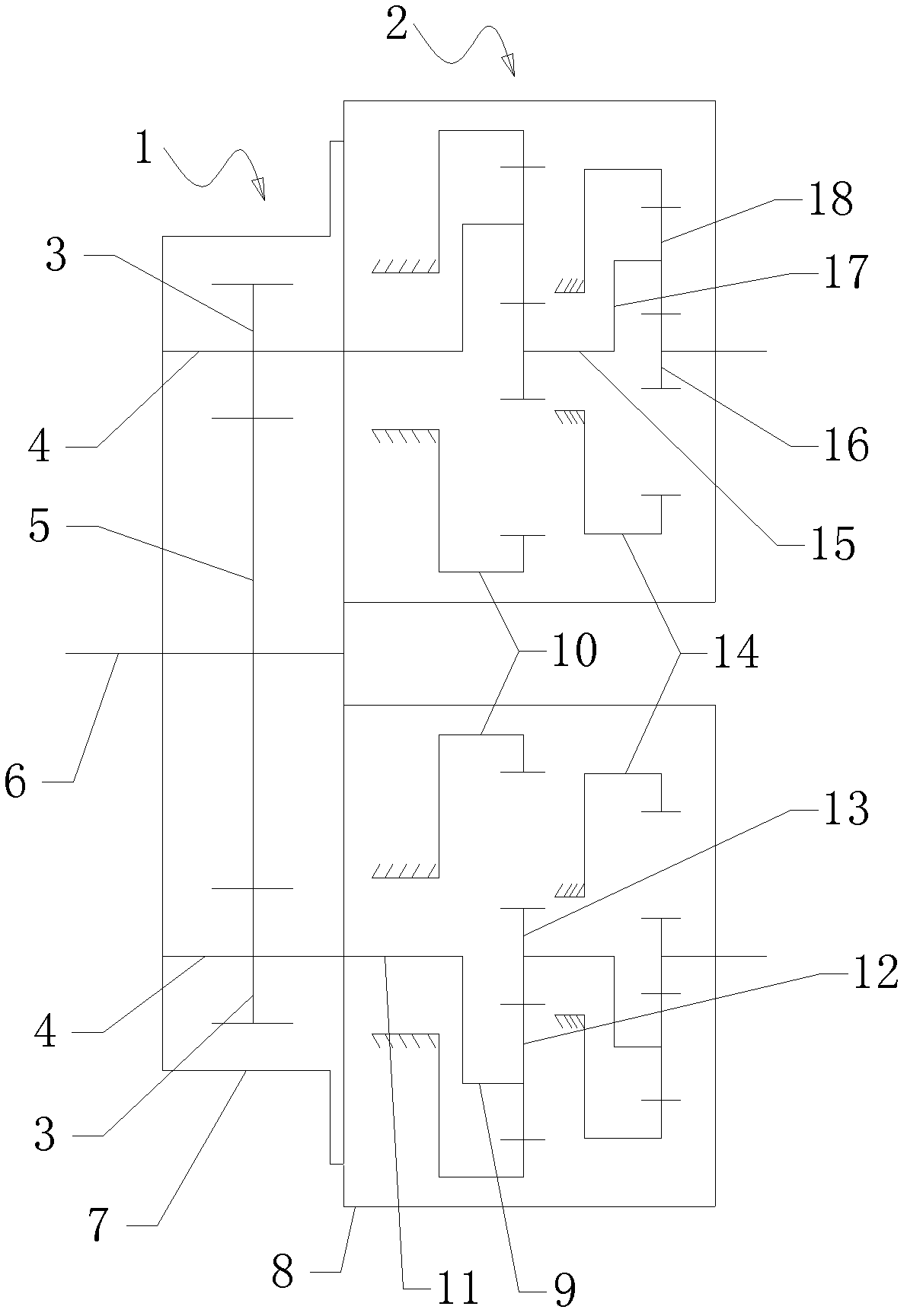 Wind generating set speeder and wind generating set