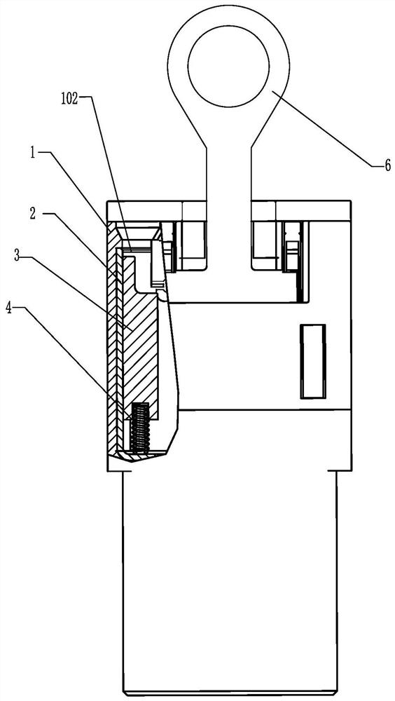 Connector capable of self-locking