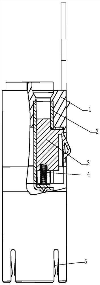 Connector capable of self-locking