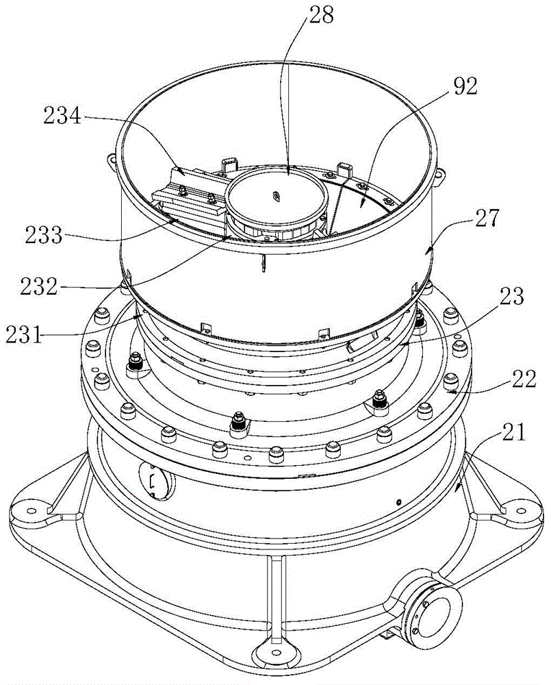 A cone crusher frame