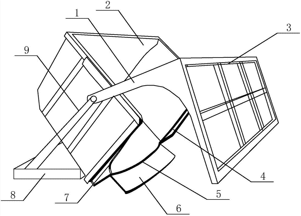 Unloading vehicle having anti-scattering device