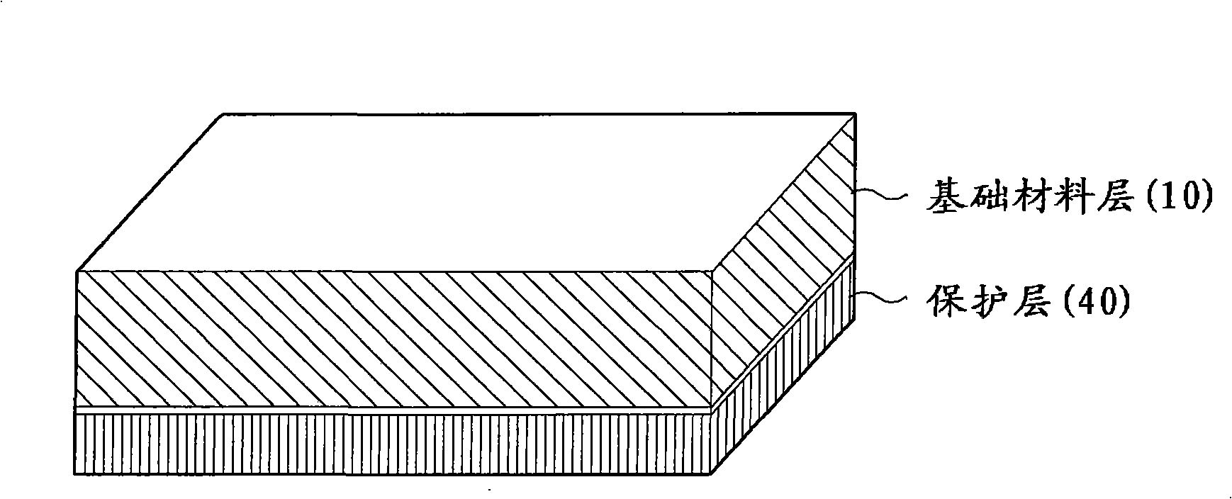 Base material for vehicle head liner