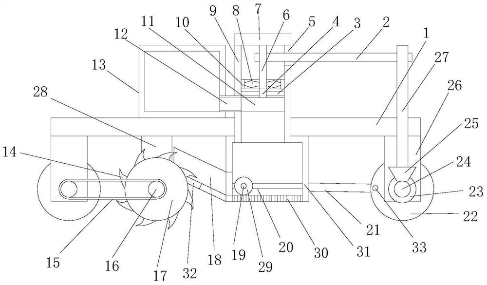 Agricultural mulching film removing device