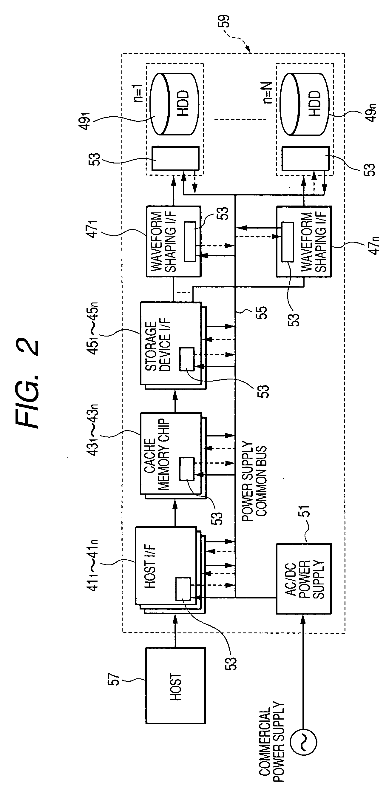 Disk array apparatus and power backup method for the same