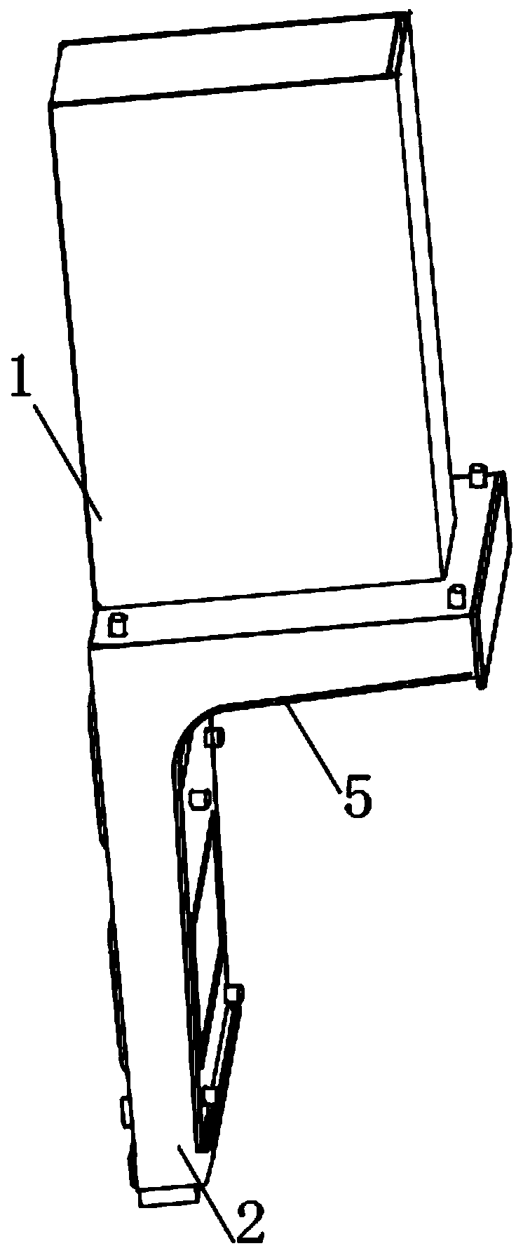 A protective cleaning structure for the outside of the range hood air intake hood