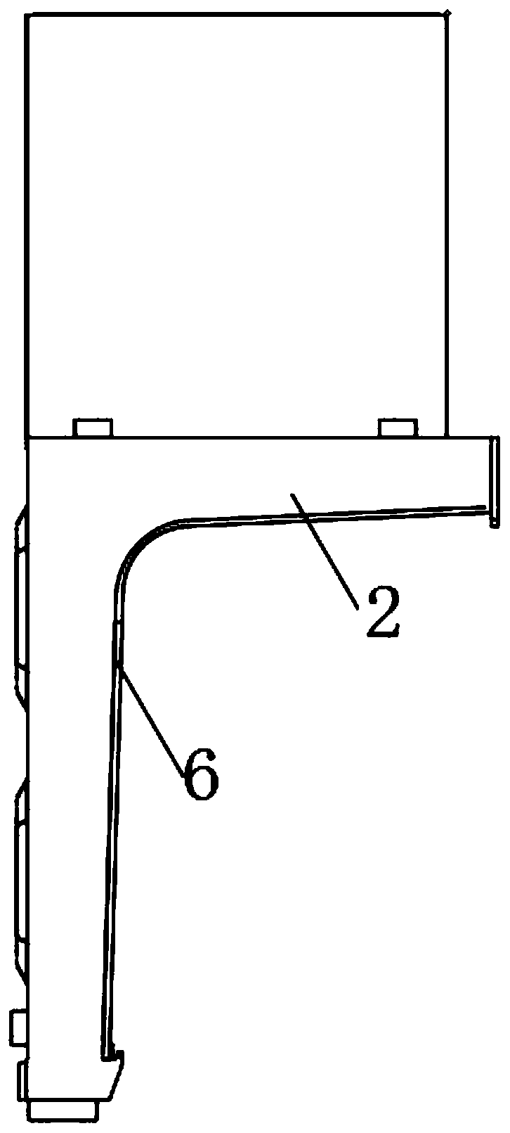 A protective cleaning structure for the outside of the range hood air intake hood