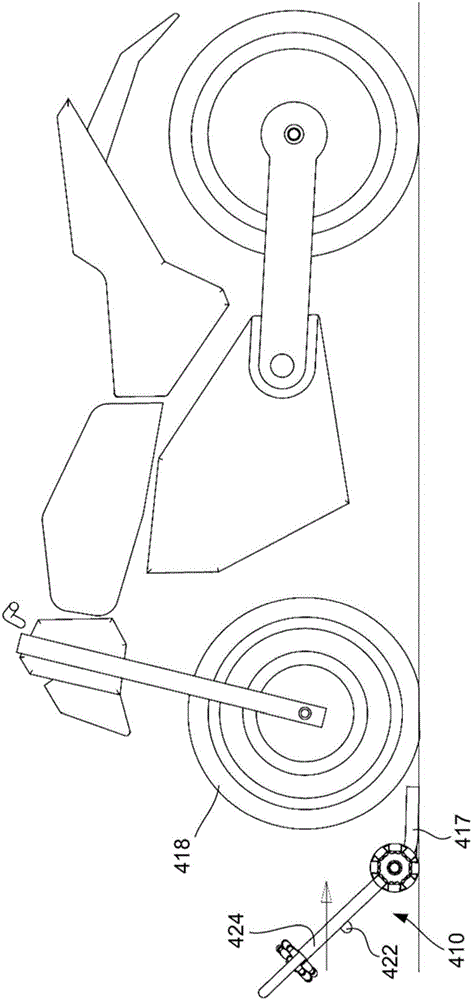 Improved apparatus for maneuvering parked motorcycles and motor scooters