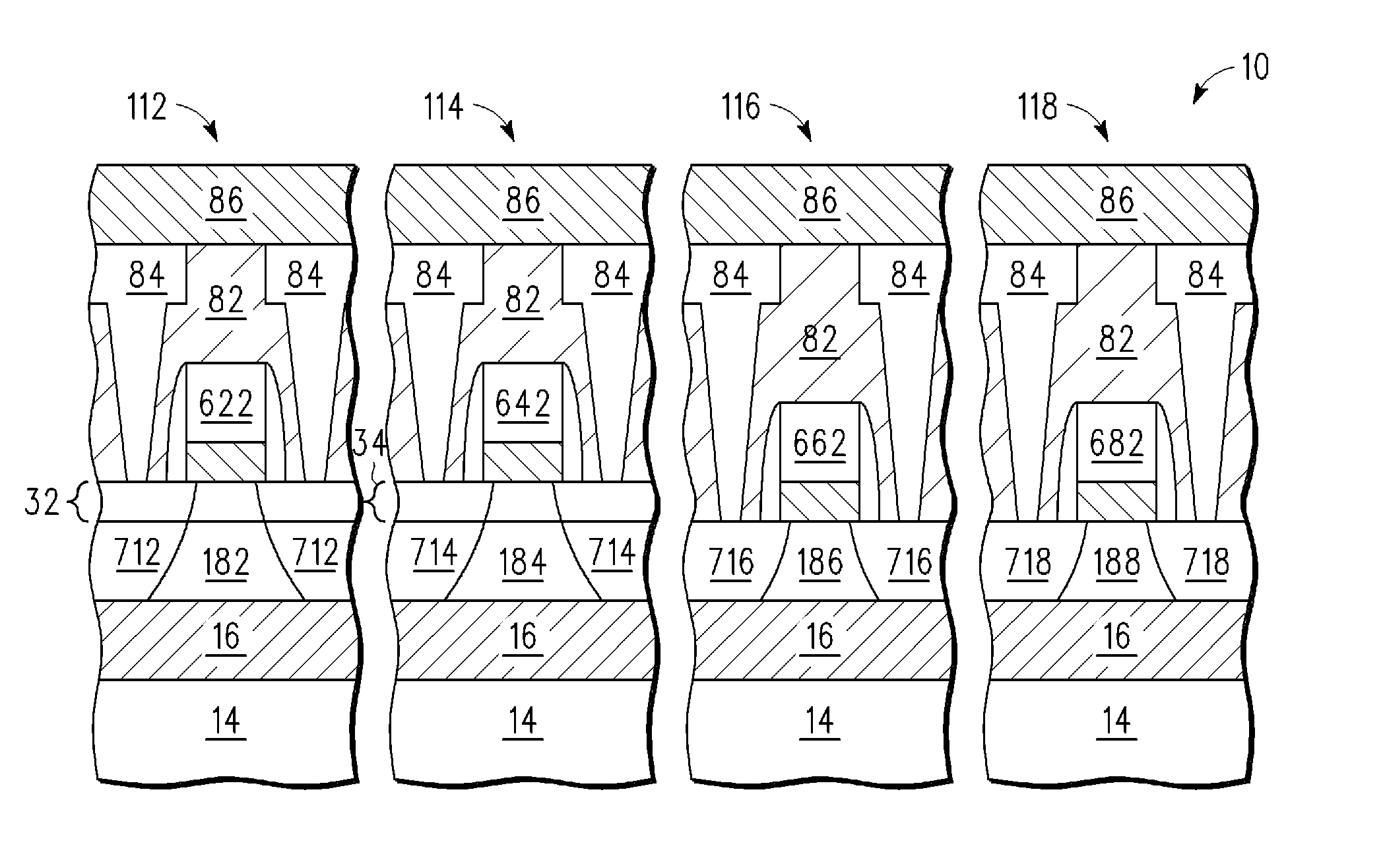Process for forming an electronic device including a transistor having a metal gate electrode