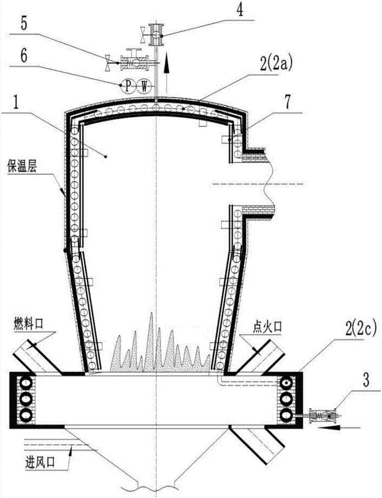 CO2 energy storage device for realizing circular power generation by using biomass combustion