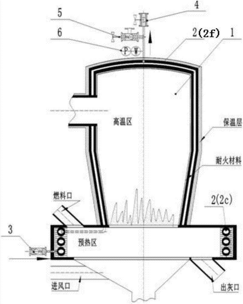 CO2 energy storage device for realizing circular power generation by using biomass combustion