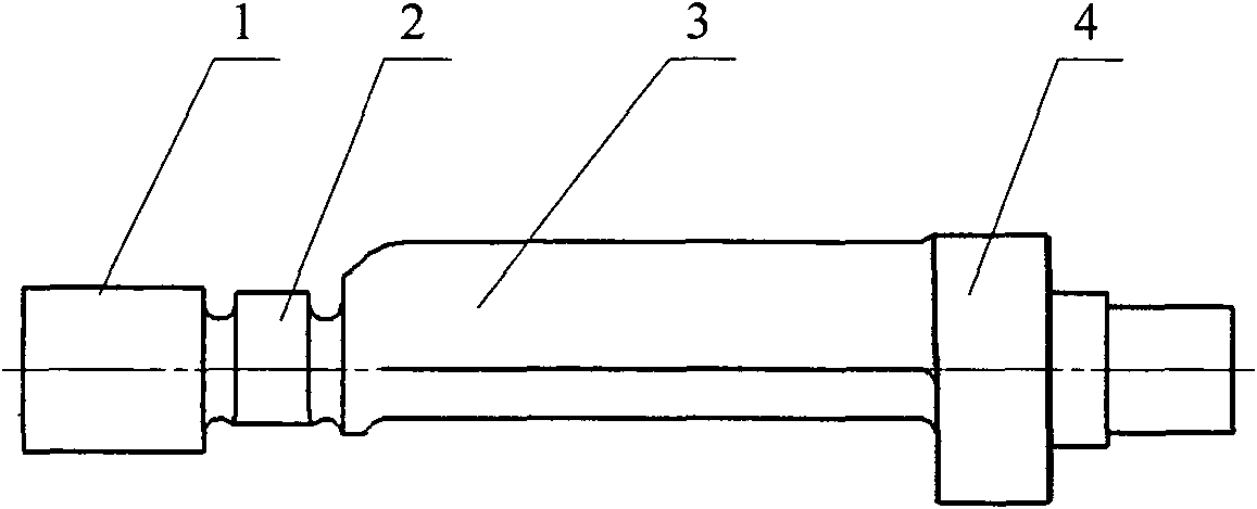 Balance shaft of two-cylinder diesel