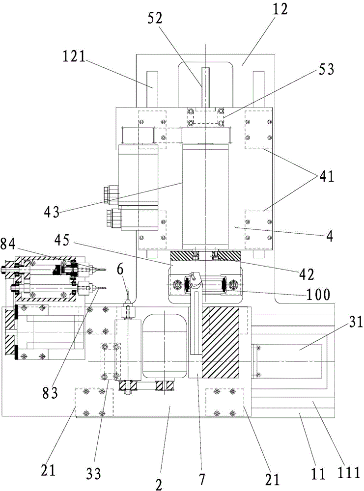 Technology for manufacturing mounted bearing pedestal and numerical control special machine tool thereof
