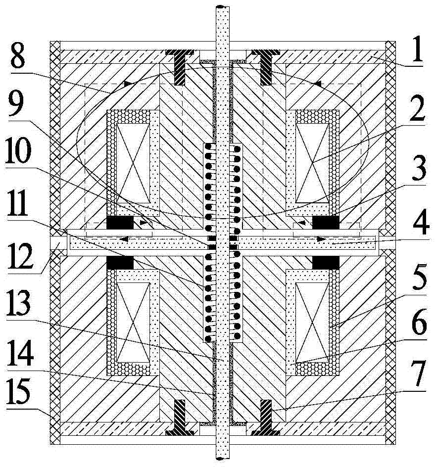 Double permanent magnet high speed two-way electromagnet