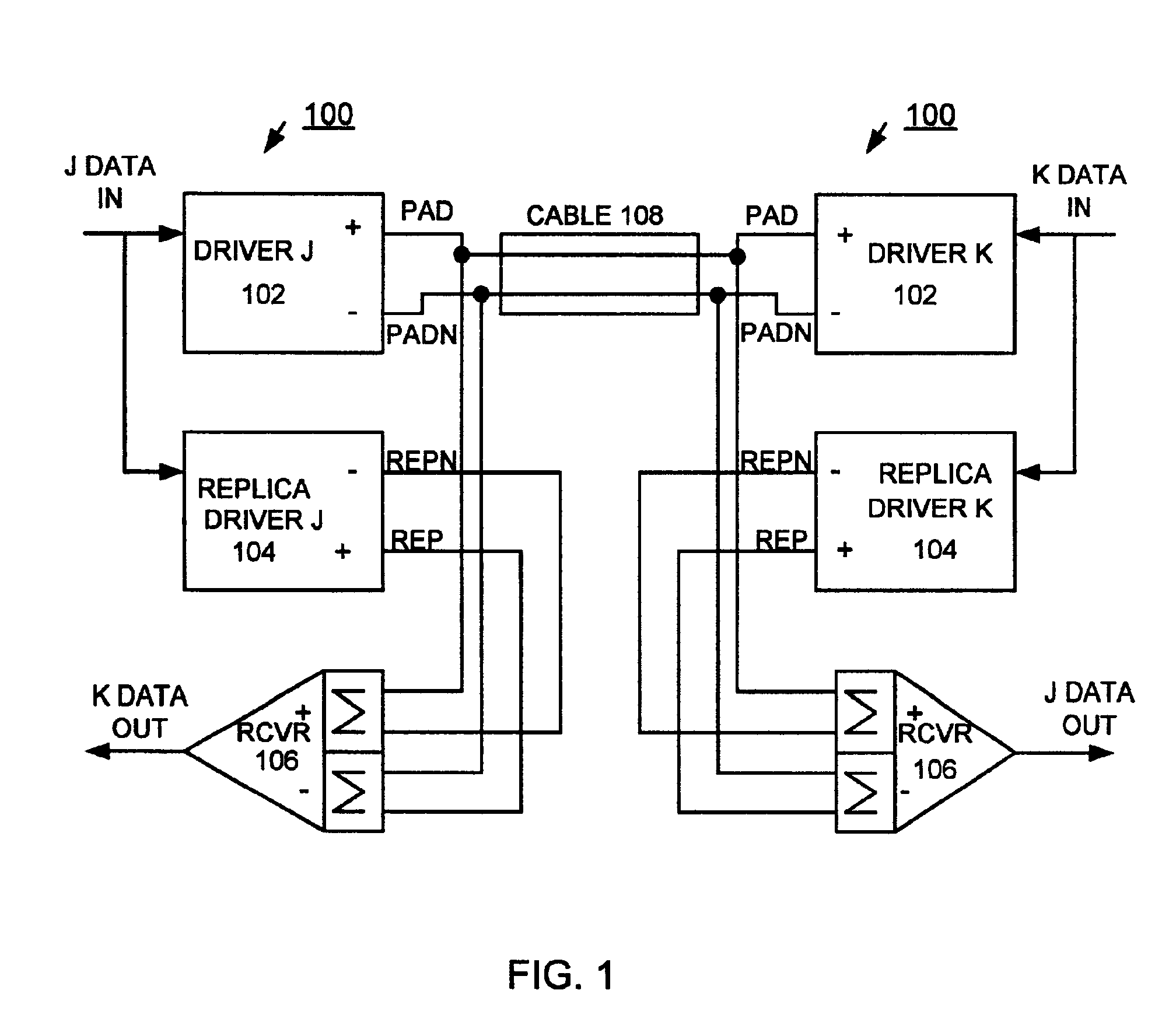 CMOS receiver for simultaneous bi-directional links