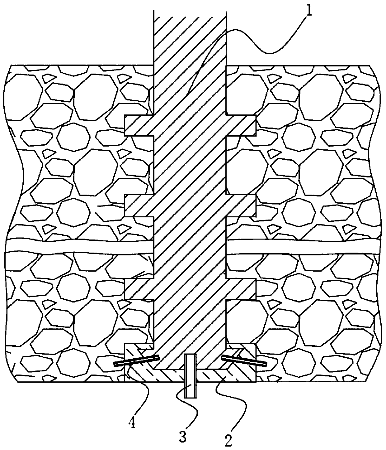 Construction method of building pile foundation