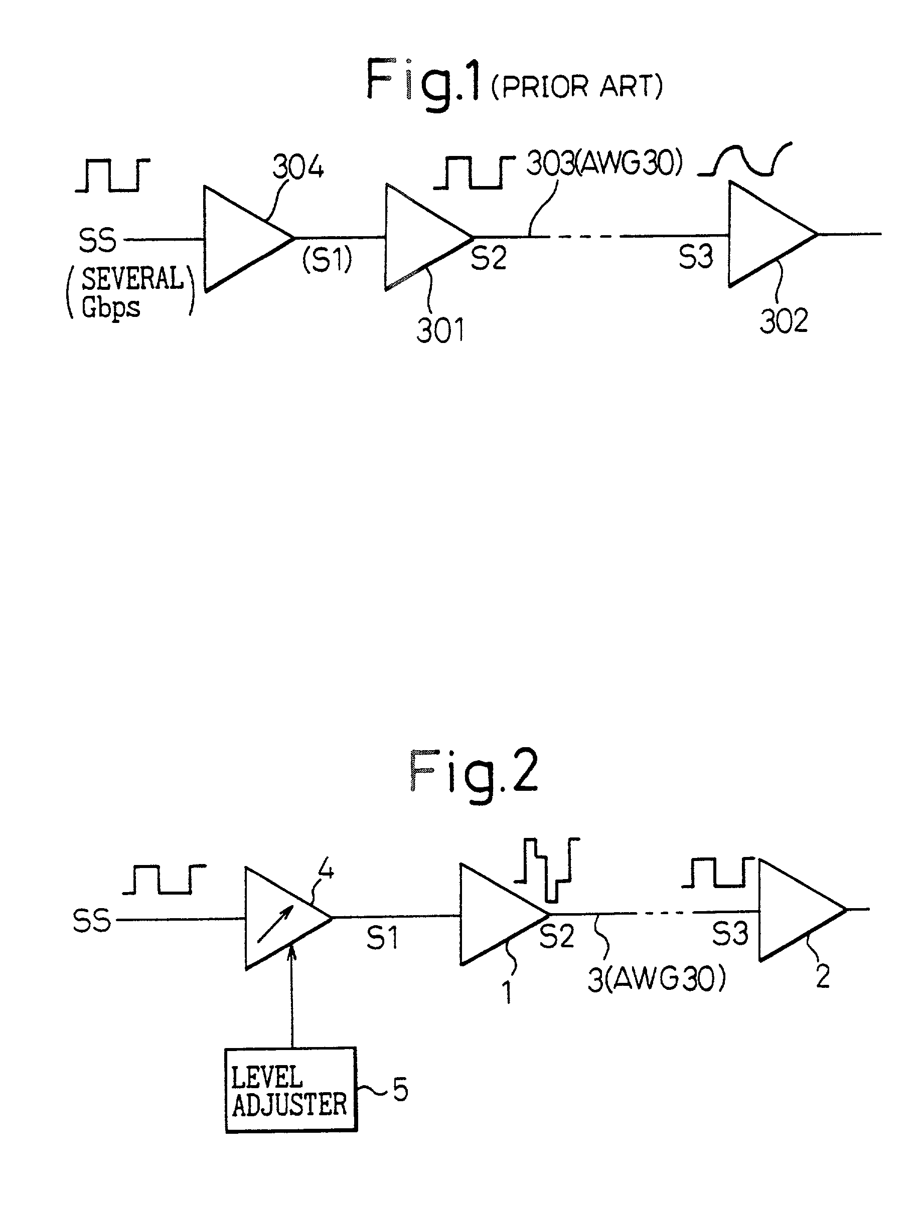 Method of and apparatus for correctly transmitting signals at high speed without waveform distortion