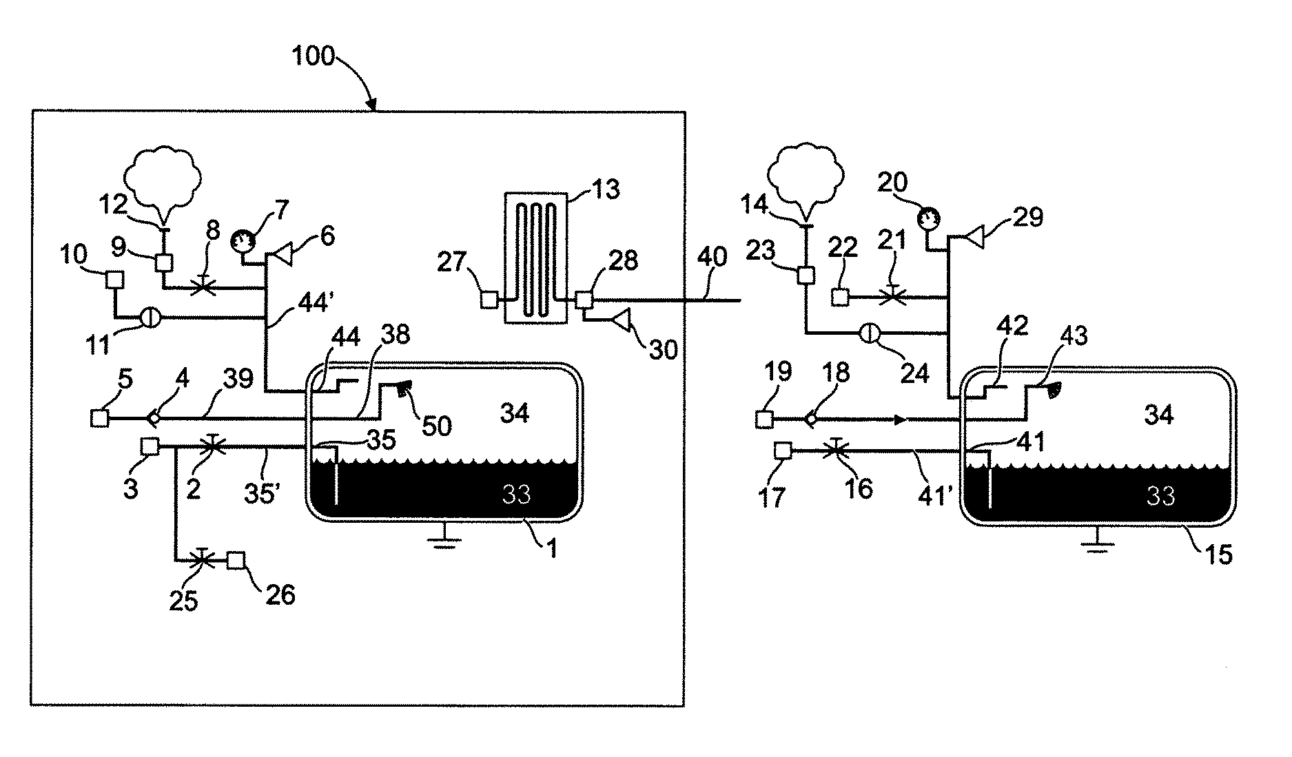 System for draining and refilling cryogenic fuel in a vehicle tank