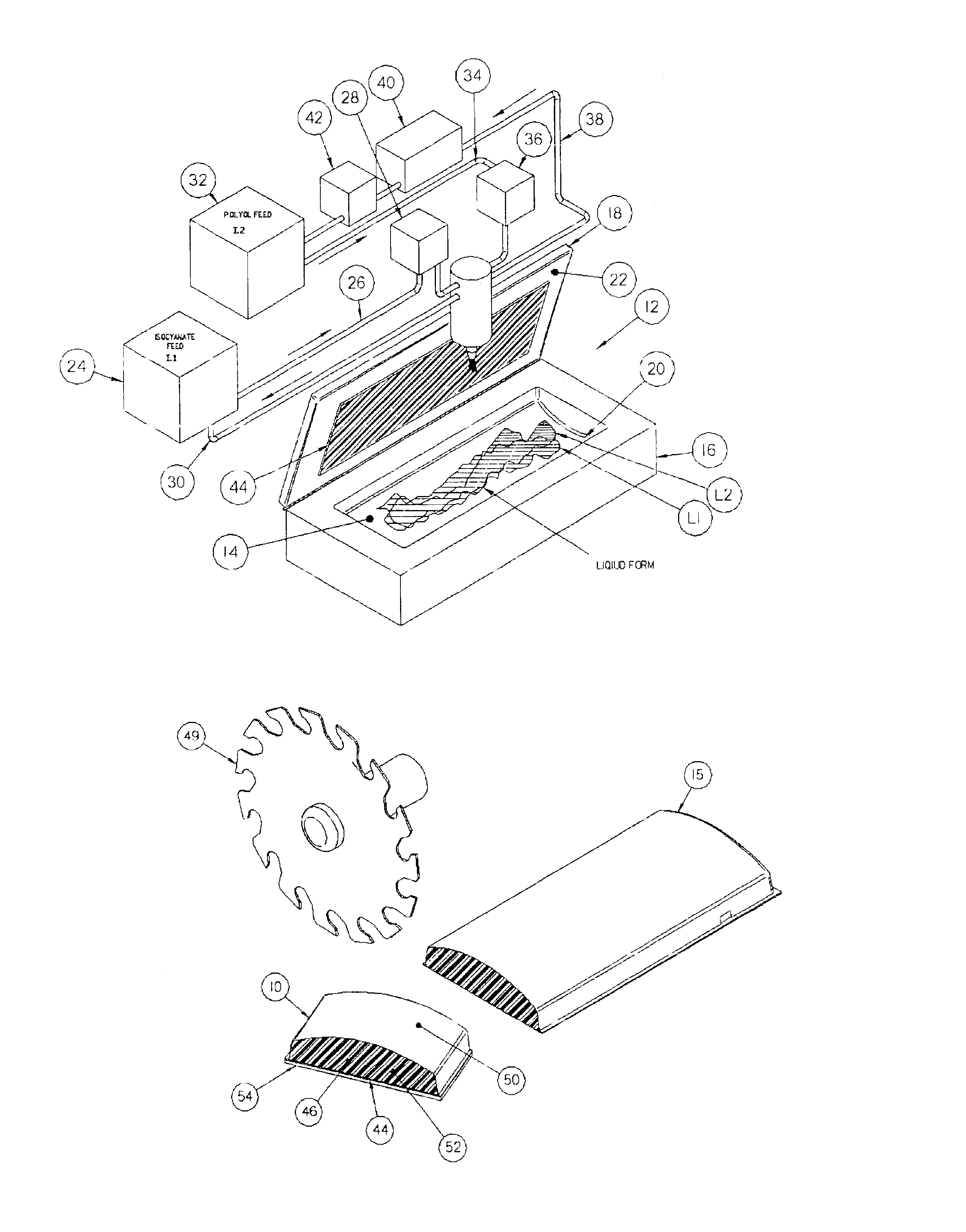 Implement for abrading and method of making same