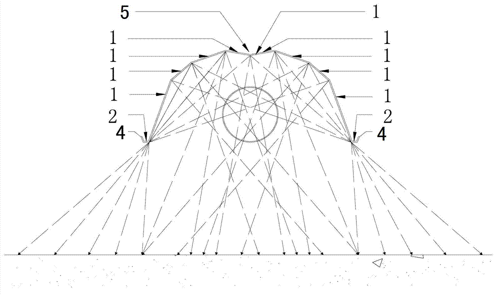 Fuel gas electromagnetic radiation heat energy wave oriented concentration beam reflective device