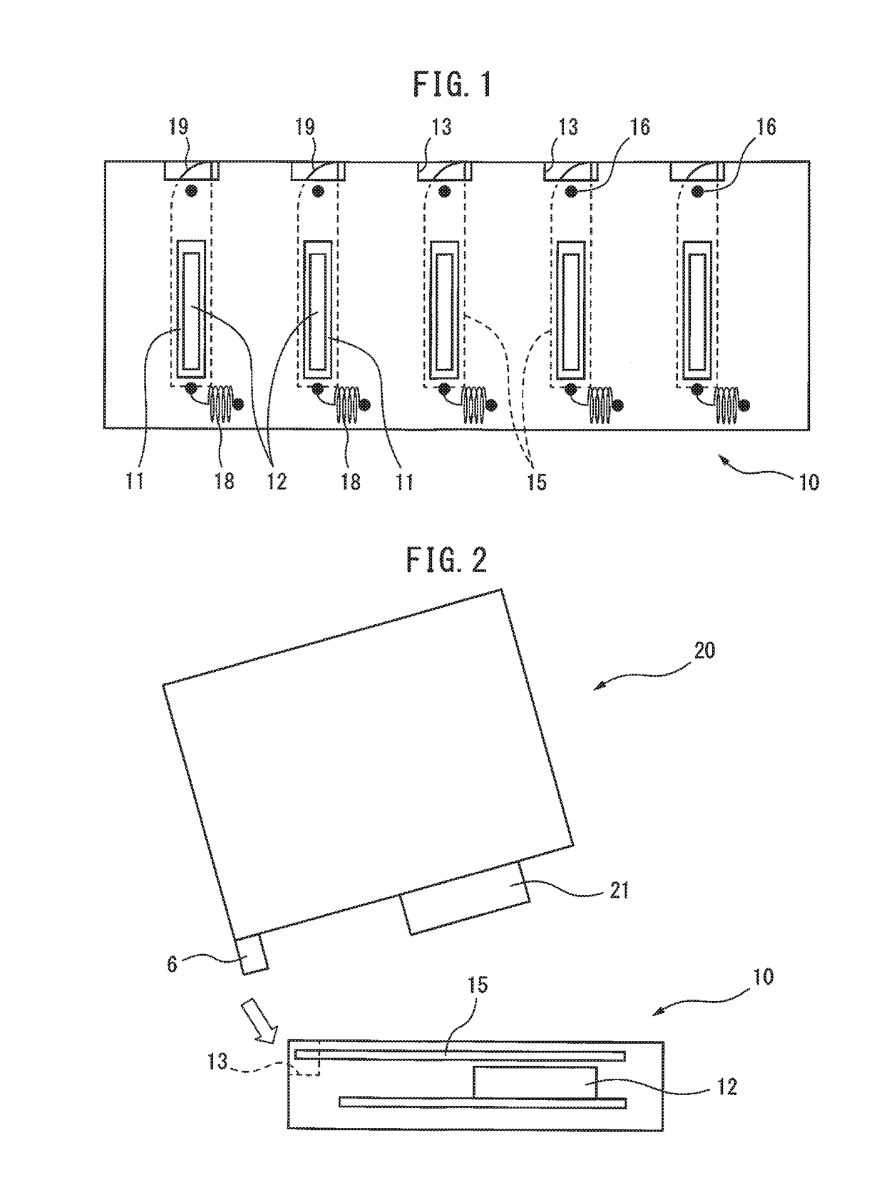 Electronic apparatus to which one or a plurality of child units are connected