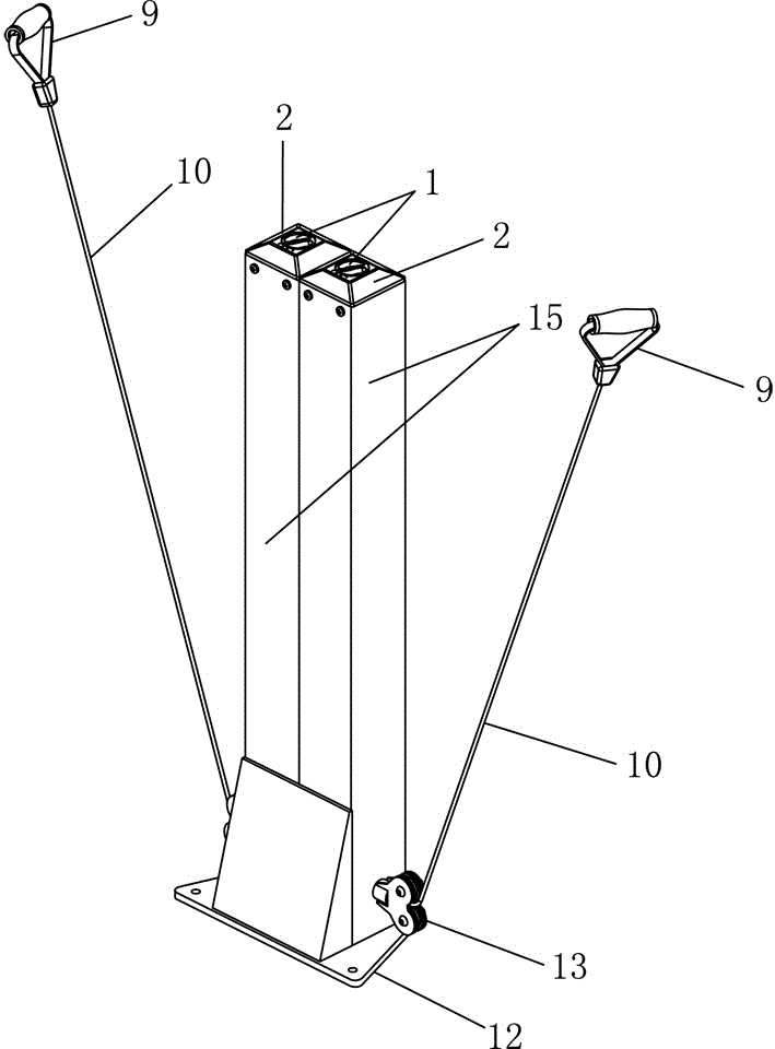 A compression spring tensioner