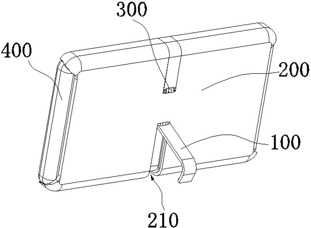 Support angle adjustable mobile phone protection shell