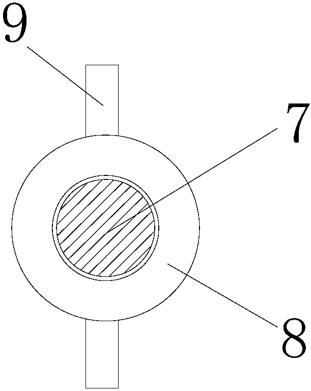 Stirring device for concrete