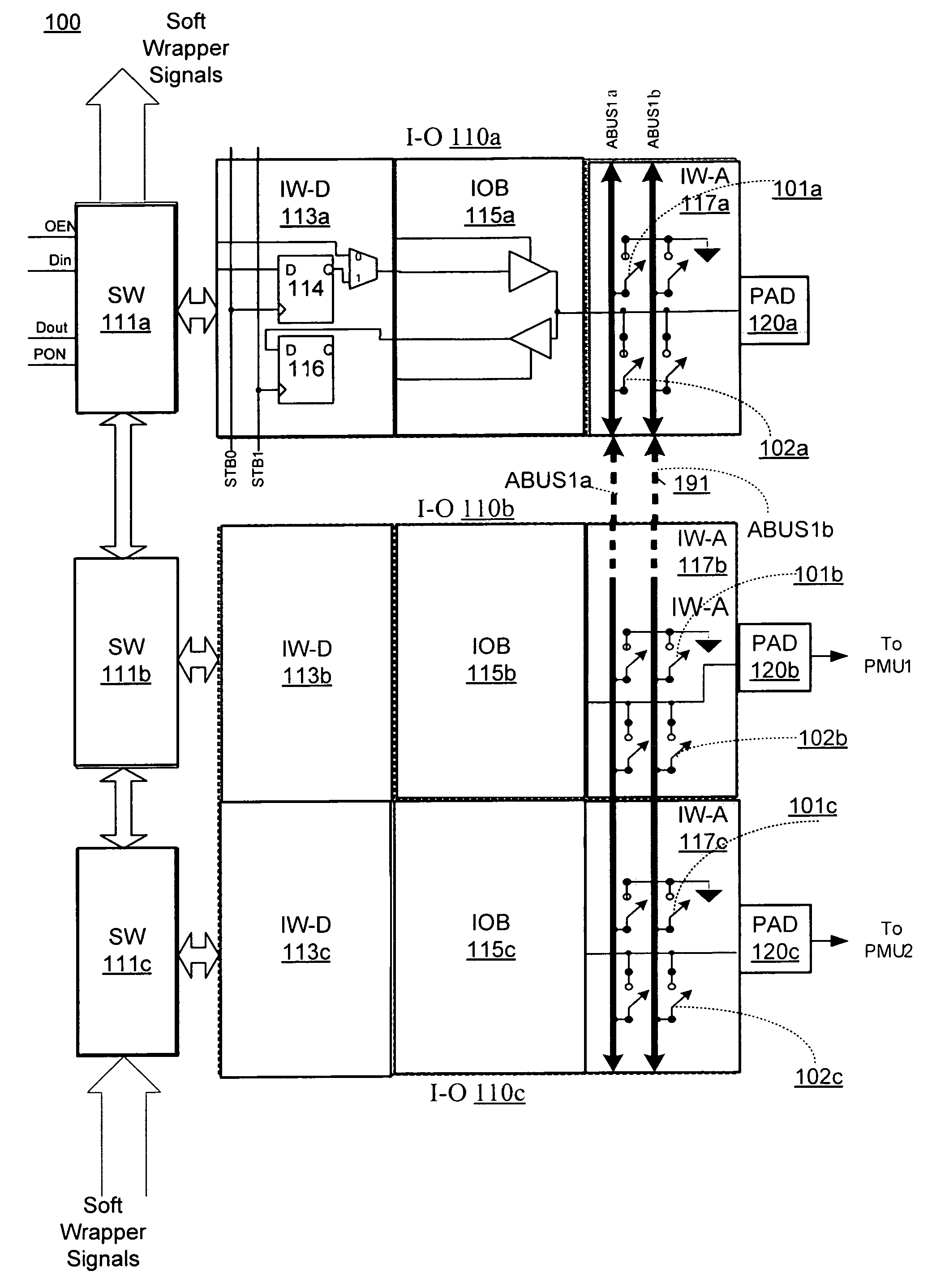 Methods and apparatuses for external delay test of input-output circuits