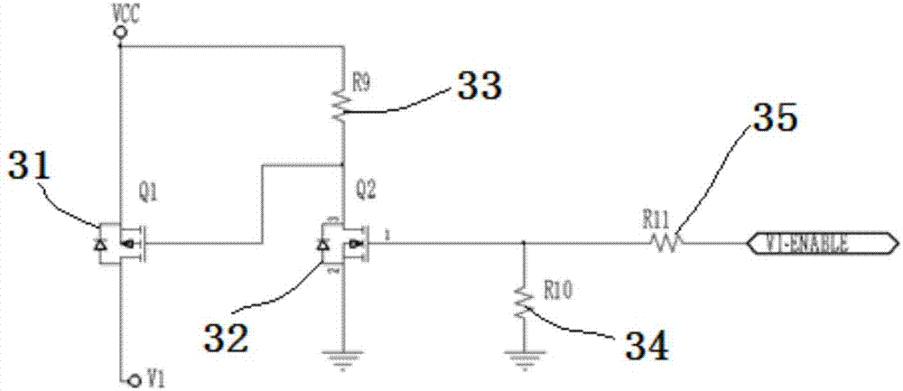 Electronic shifter gear position detection and diagnosis circuit