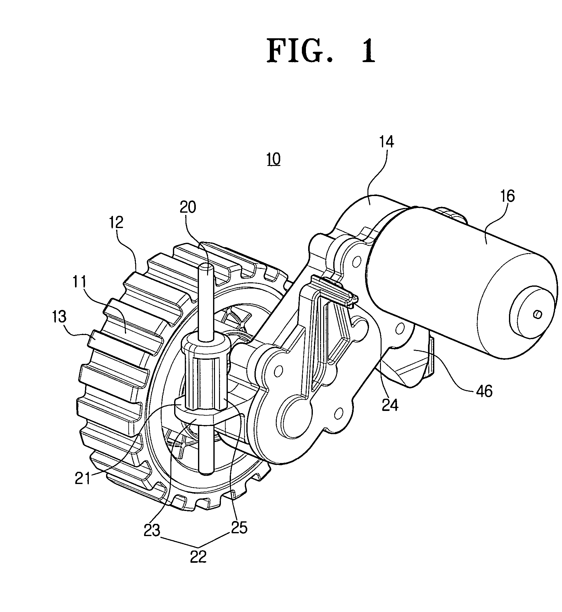 Wheel driving assembly of a moving apparatus