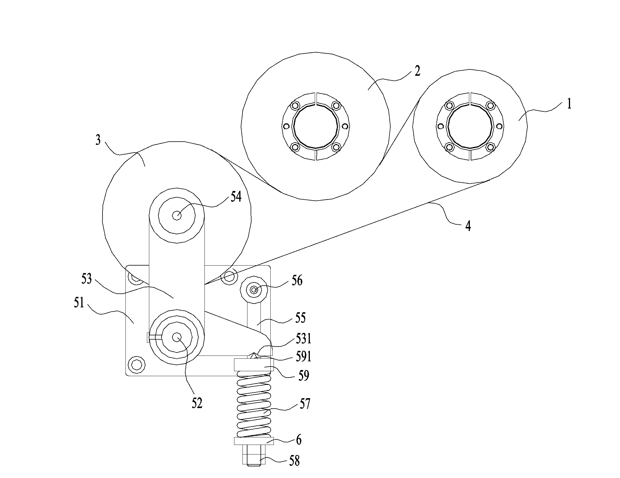 Flour mill roller transmission mechanism and flour mill