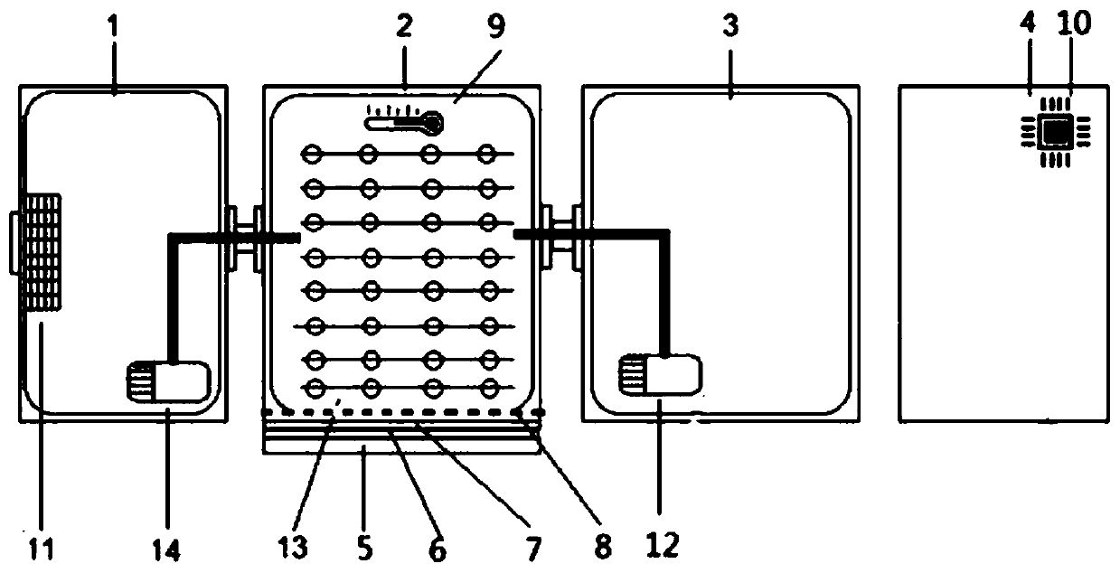 Reclaimed water treatment system and method capable of intelligently controlling temperature